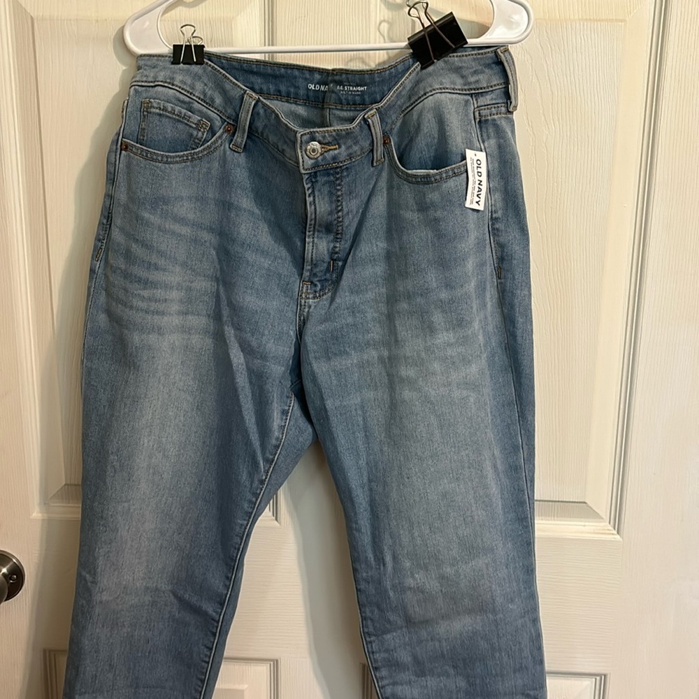 NWT Old Navy high rise OG straight jeans